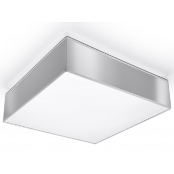 Plafon Sollux Ligthing Horus 35, квадратний, 35cm, E27 2x60W, чорний