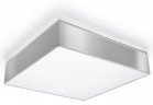 Plafon Sollux Ligthing Horus 45, квадратний, 45cm, E27 3x60W, сірий