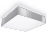 Plafon Sollux Ligthing Horus 45, квадратний, 45cm, E27 3x60W, чорний