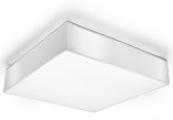 Plafon Sollux Ligthing Horus 45, квадратний, 45cm, E27 3x60W, сірий