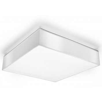 Plafon Sollux Ligthing Horus 45, квадратний, 45cm, E27 3x60W, сірий