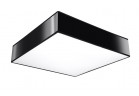 Plafon Sollux Ligthing Horus 25, квадратний, 25cm, E27 1x60W, чорний
