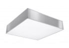 Plafon Sollux Ligthing Horus 25, квадратний, 25cm, E27 1x60W, сірий