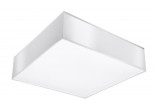 Plafon Sollux Ligthing Horus 25, квадратний, 25cm, E27 1x60W, сірий