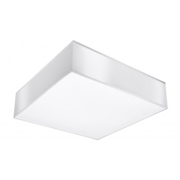 Plafon Sollux Ligthing Horus 25, квадратний, 25cm, E27 1x60W, сірий