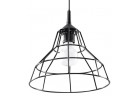 Lampa навісна Sollux Ligthing Anata, 25cm, E27 1x60W, чорна
