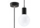 Lampa навісна Sollux Ligthing Edison, 8cm, E27 1x60W, фіолетова