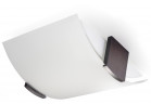 Plafon Sollux Ligthing Emilio, 33cm, E27 2x60W, wenge/білий