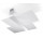 Plafon Sollux Ligthing Massimo, 50cm, E27 2x60W, хром/білий