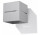 Бра Sollux Ligthing Lobo, 10cm, квадратний, G9 1x40W, сірий