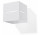 Бра Sollux Ligthing Lobo, 10cm, квадратний, G9 1x40W, білий