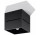 Plafon Sollux Ligthing Loreto, 10cm, квадратний, G9 1x40W, чорний