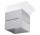 Plafon Sollux Ligthing Loreto, 10cm, квадратний, G9 1x40W, сірий