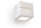 Бра керамічний Sollux Ligthing Leo Line, 15cm, E27 1x60W, білий