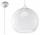 Lampa навісна Sollux Ligthing Ball, 30cm, E27 1x60W, transparentna