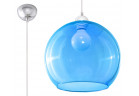 Lampa навісна Sollux Ligthing Ball, 30cm, E27 1x60W, синій