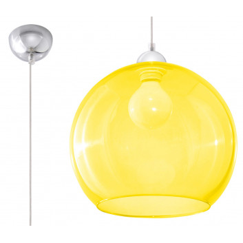 Lampa навісна Sollux Ligthing Ball, 30cm, E27 1x60W, синій