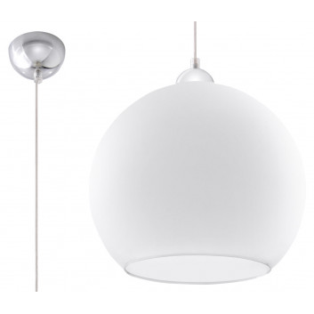 Lampa навісна Sollux Ligthing Ball, 30cm, E27 1x60W, зелена