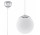 Lampa навісна Sollux Ligthing Ugo 20, 20cm, E27 1x60W, білий