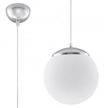 Lampa навісна Sollux Ligthing Ball, 30cm, E27 1x60W, білий