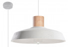 Lampa навісна Sollux Ligthing Afra, 40cm, beton, E27 1x60W, сірий