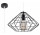 Lampa навісна Sollux Ligthing Umberto, 33cm, E27 1x60W, чорний
