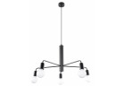 Żyrandol Sollux Ligthing Duomo 5, 64cm, E27 5x60W, чорний