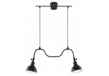 Lampa навісна Sollux Ligthing Mare 1, 25cm, E27 1x60W, чорний