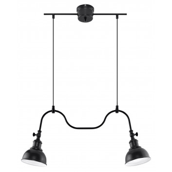 Lampa навісна Sollux Ligthing Mare 1, 25cm, E27 1x60W, чорний