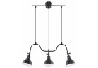 Żyrandol Sollux Ligthing Mare 3, 65cm, E27 3x60W, чорний