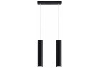 Lampa навісна Sollux Ligthing Lagos 2, 30cm, GU10 2x40W, чорний