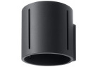 Бра Sollux Ligthing Inez, 10cm, круглий, GU10 1x40W, чорний