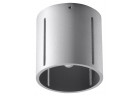 Plafon Sollux Ligthing Inez, 10cm, круглий, G9 1x40W, сірий
