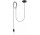 Lampa навісна Sollux Ligthing Edison 1, E27 1x60W, чорний