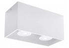 Plafon Sollux Ligthing Quad Maxi, 20cm, GU10 2x6W LED, білий