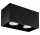 Plafon Sollux Ligthing Quad Maxi, 20cm, GU10 2x6W LED, чорний