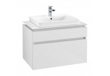 Шафка підраковинна Villeroy & Boch Subway 2.0, 64x42cm, 1 шухляда, білий глянець