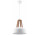 Lampa навісна Sollux Ligthing Casco, 30cm, E27 1x60W, білий/naturalne дерево