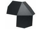 Бра Sollux Ligthing Tre, 32x30cm, 2xG9 LED 4,5W, чорний