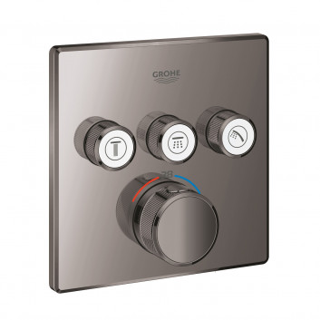 Змішувач термостатичний Grohe Grohtherm SmartControl, 3-приймачі wody, brushed warm sunset