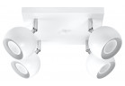 Plafon Sollux Ligthing Oculare 4, 25x25cm, 4xGU10 LED 6W, білий
