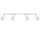 Plafon Sollux Ligthing Oculare 4L, 10x80cm, 4xGU10 LED 6W, білий