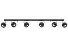 Plafon Sollux Ligthing Oculare 6L, 10x120cm, 6xGU10 LED 6W, чорний