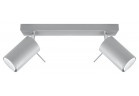 Plafon Sollux Ligthing Ring 2, 8x30cm, 2xGU10 LED 6W, сірий