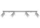 Plafon Sollux Ligthing Ring 4L, 8x80cm, 4xGU10 LED 6W, сірий