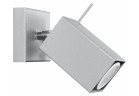 Бра Sollux Ligthing Merida 1, 8x15cm, 1xGU10 LED 6W, сірий