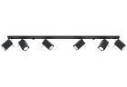 Plafon Sollux Ligthing Merida 6L, 8x120cm, 6xGU10 LED 6W, чорний