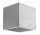 Бра Sollux Ligthing Quad, 12cm, beton, квадратний, 1xG9 LED 4,5W, сірий