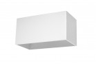 Бра Sollux Lighting Quad Maxi, 20x12cm, 2xG9 40W, білий