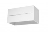 Бра Sollux Lighting Quad Maxi, 20x12cm, 2xG9 40W, білий